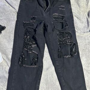 SHEIN Black Denim Jacket